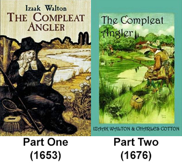the compleat angler part one and two izaak walton charles cotton