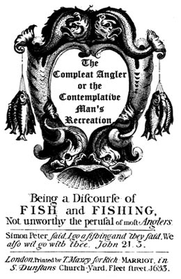 the compleat angler part one 1653 izaak walton frontispiece