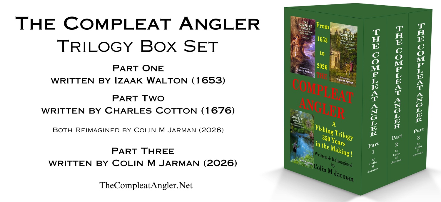 The-Compleat-Angler-Parts-one-two-three-book-novel-tablet-phone-Box-Set-Walton-Cotton-Colin-M-Jarman